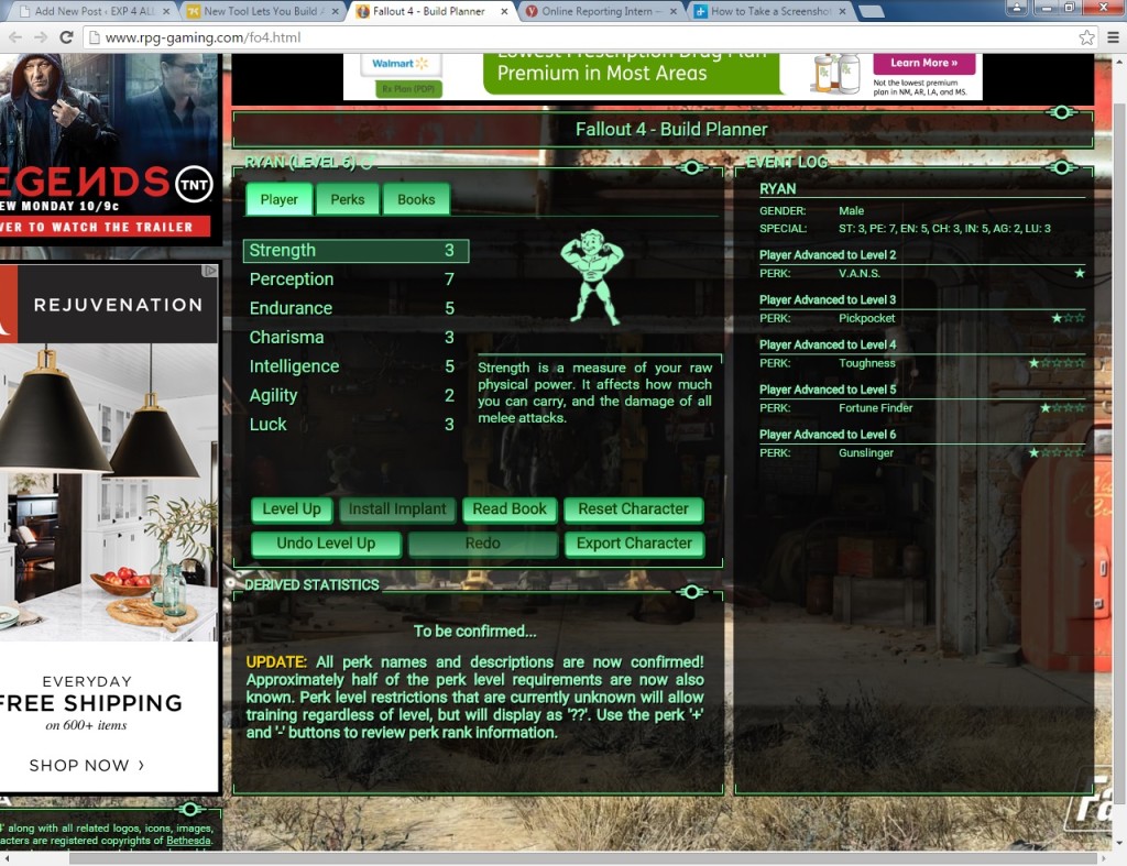 My Fallout 4 Character