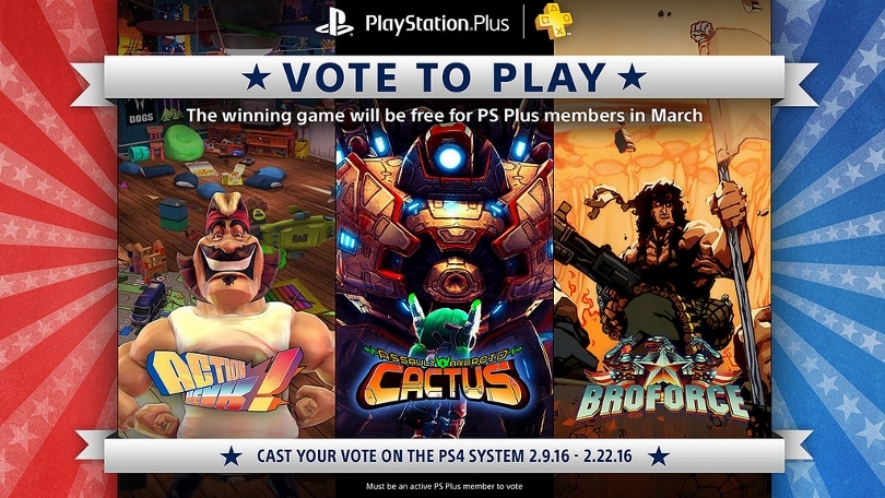 Vote for the Free March PSN Game