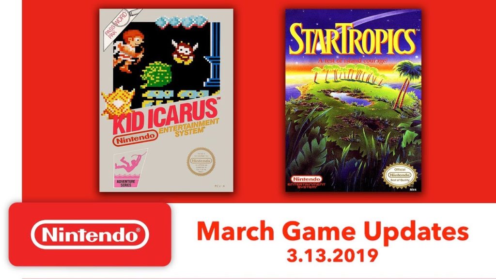 Kid Icarus and StarTropics Heading to Nintendo Switch Online