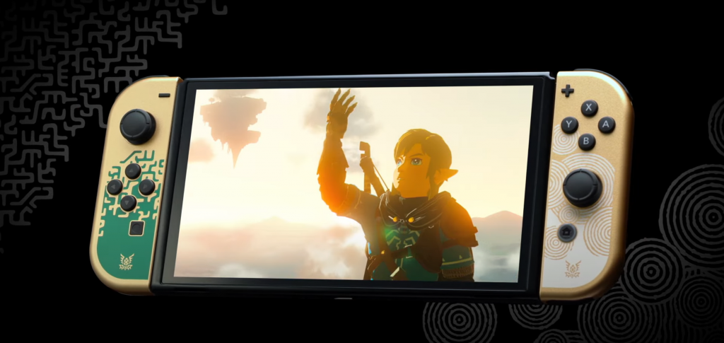 Nintendo Reveals ‘The Legend of Zelda: Tears of the Kingdom’ THEMED Nintendo Switch OLED